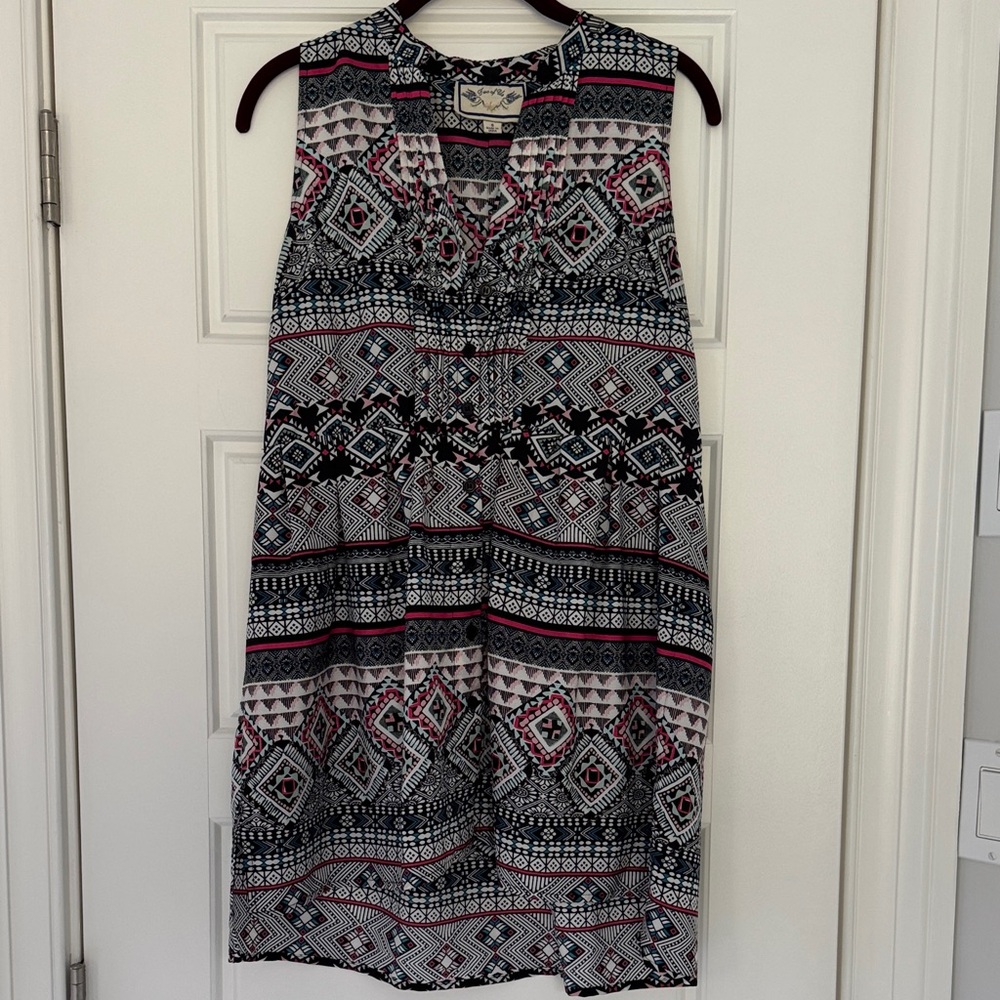 Anthropologie Geometric Tunic